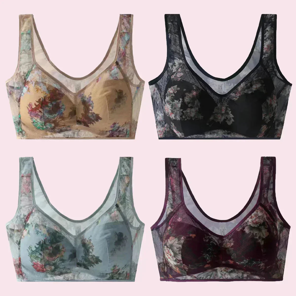 💞LAST DAY SALE 49% OFF💞Lace Buttonless Comfortable Bra-4