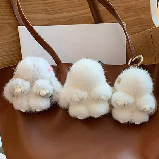 💕Hot Sale 49% Off🐰 Handmade Soft Bunny PomPom Charms(🎁Boxed Edition)