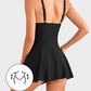 👙Summer Hot Sale 50% OFF💃Women's One Piece Tummy Control Tie Knot Swimsuit