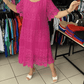 🔥Summer Sale 49% OFF💝Solid Color Short Sleeve Lace Dress👗-2