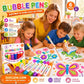 💥LAST DAY BUY 1 GET 1 FREE!!🎁🔮Magic Pen – Draw 3D with one stroke!🎄 DIY Bubble Popcorn Drawing Pens 🔥1