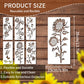 🔥Summer Hot Sale Promotion-49% OFF🌻Garden Fence Large Flower Stencils🖌️DIY decoration-16