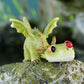 🔥🔥2025 Mother's Day Gift 50% Off--Miniature Green Dragon Reading on Giant Book Figurine