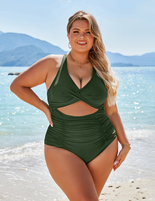 🔥 Special offer today🔥Mummy Swimsuits Push Up Tummy Control Bathing Suits