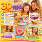 💥LAST DAY BUY 1 GET 1 FREE!!🎁🔮Magic Pen – Draw 3D with one stroke!🎄 DIY Bubble Popcorn Drawing Pens 🔥1