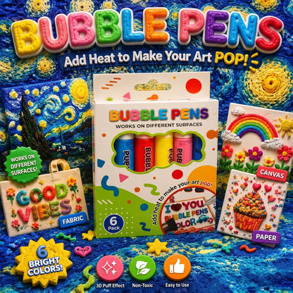 💥LAST DAY BUY 1 GET 1 FREE!!🎁🔮Magic Pen – Draw 3D with one stroke!🎄 DIY Bubble Popcorn Drawing Pens 🔥1