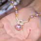 💜 Pearl Concentric Knot Necklace