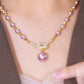💜 Pearl Concentric Knot Necklace