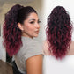 Only £10.99 Last Day Promotion!🎁🔥💜Curly Wavy Frizzy Hair Extension with Ponytail