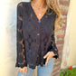 🌸 Hot Sale 49%OFF🌸Women's Lace V-Neck Long Sleeve Top