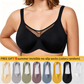 ⏳LAST WEEK SALE -ONLY £7.99!!🖤💐Women's Elegant Sheer Full Coverage Plus Size Bra
