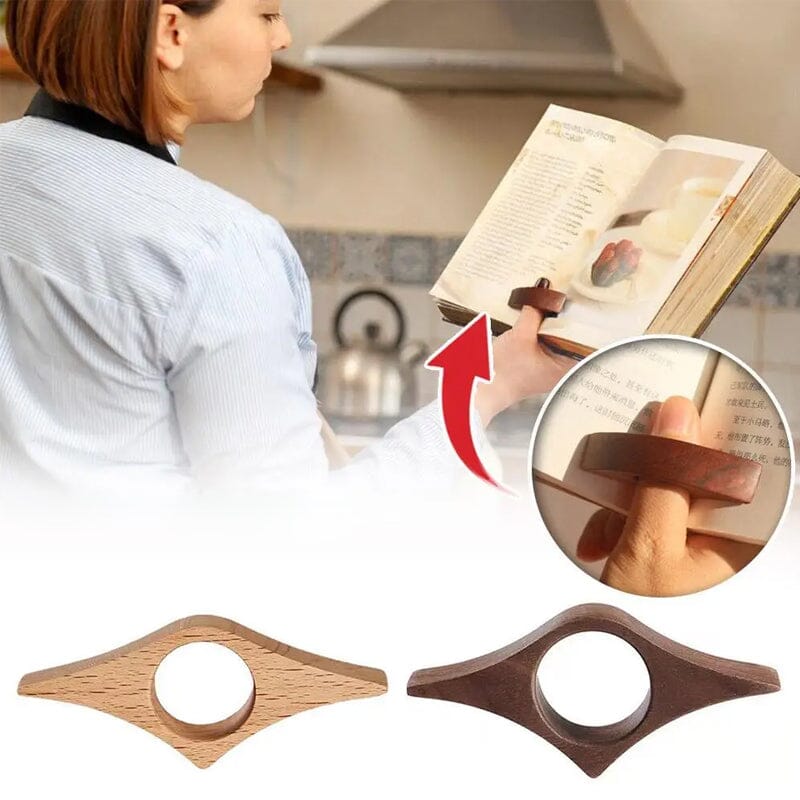 BUY 1 GET 1 FREE(🎉 2 PCS)🎉Solid Wood Press Book Reader Tool🔥Only ￡4.99/each-6