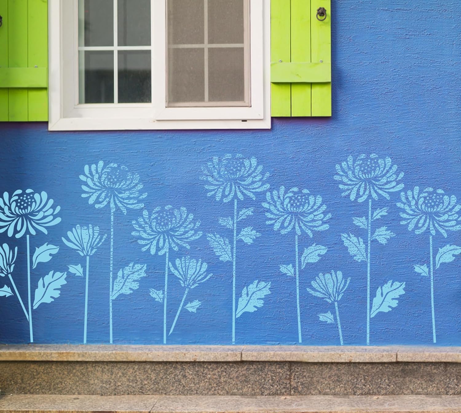 🔥Summer Hot Sale Promotion-49% OFF🌻Garden Fence Large Flower Stencils🖌️DIY decoration-5