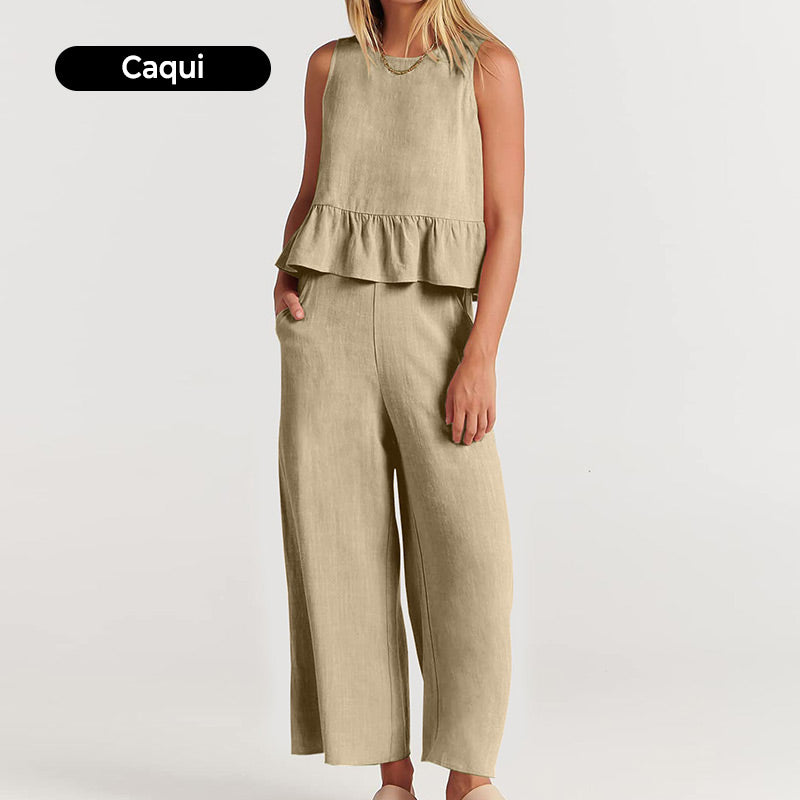 Women's Spring Fall 2-Piece Set - Lounge Set with Pockets (Buy 2, Free Shipping)-5
