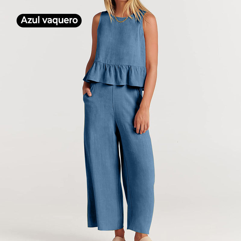 Women's Spring Fall 2-Piece Set - Lounge Set with Pockets (Buy 2, Free Shipping)-11