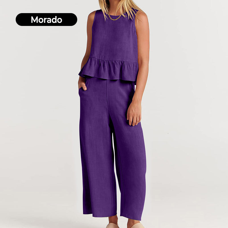 Women's Spring Fall 2-Piece Set - Lounge Set with Pockets (Buy 2, Free Shipping)-2
