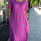 👗👗【M-3XL】2024 Fashionable plus-size Print Dress-1
