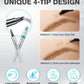 💥Limited Buy 1 Get 1 Free🎉High Quality 3D Waterproof Microblading Eyebrow Pen 4 Fork Tip Tattoo Pencil