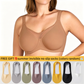 ⏳LAST WEEK SALE -ONLY £7.99!!🖤💐Women's Elegant Sheer Full Coverage Plus Size Bra