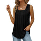 🔥Last Day Special Price £10.99!!🔥2025 Women's Square Neck Sleeveless Vest T-Shirt