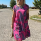 🔥Summer Sale 49% Off💝Printed Linen-Cotton Dress-2