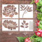 🔥Summer Hot Sale Promotion-49% OFF🌻Garden Fence Large Flower Stencils🖌️DIY decoration-13