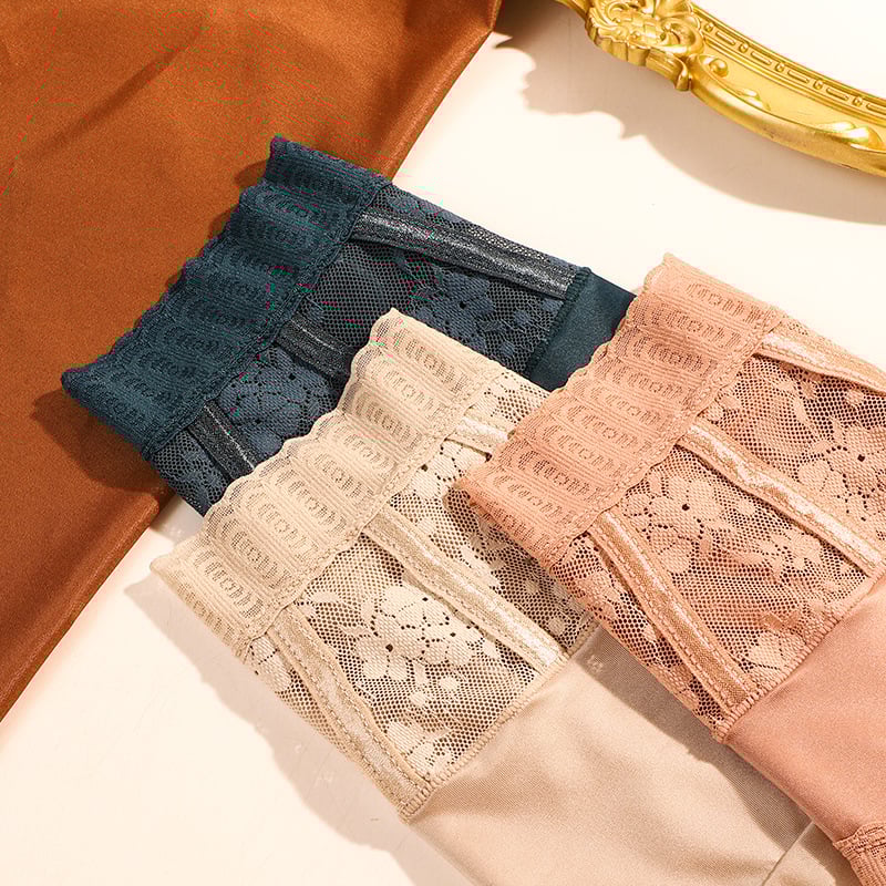 🌷Pay 1 Get 3pcs🌷Sexy Tummy Control Hip Lifting Seamless Ice Silk Panties-12