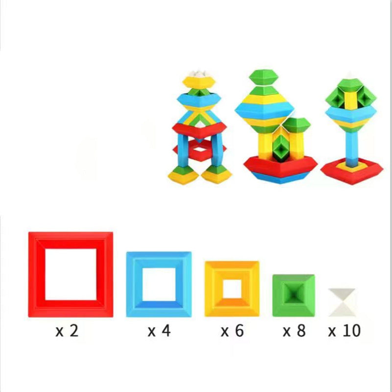 🎁HOT SALE 49% OFF🔥Creative Building Pyramids Stacking Blocks-7