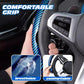 🔥2025 New Carbon Fiber Silicone Anti-Slip Car Steering Wheel Cover Universal Fit