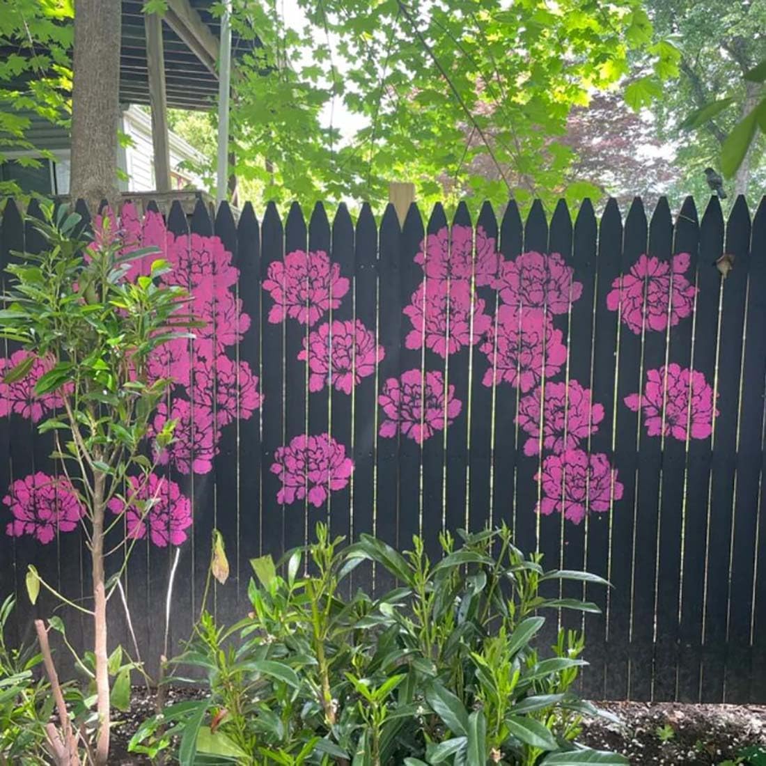 🔥Summer Hot Sale Promotion-49% OFF🌻Garden Fence Large Flower Stencils🖌️DIY decoration-12