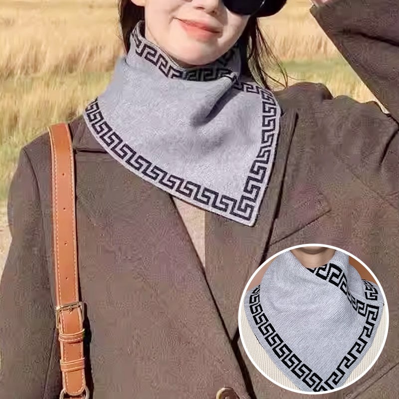 🍂Nice Gift for Her!Only need ￡6.99 this week!!!🎁Delicate Triangle Neck Scarf-19