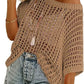 💥💥This Week's Special Price💥Women's Summer Scoop Neck ShortSleeve Sweater Casual Crochet Hollow Out KnitTops