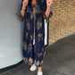 🔥Summer Hot Sale 49% OFF🔥Loose-Fitting Vintage V-neck Dress-4