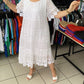 🔥Summer Sale 49% OFF💝Solid Color Short Sleeve Lace Dress👗-1