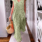 🌸Spring Specials💐 V-neck printed short-sleeved long dress