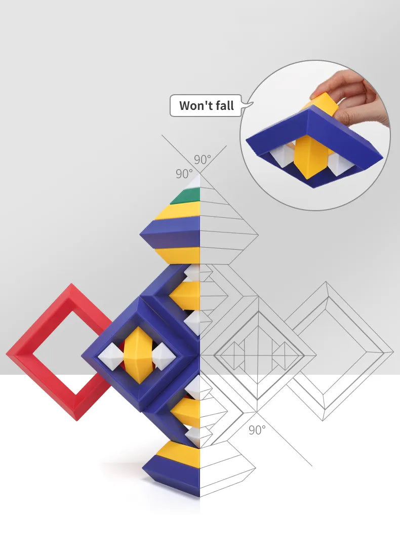 🎁HOT SALE 49% OFF🔥Creative Building Pyramids Stacking Blocks-3
