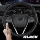 🔥2025 New Carbon Fiber Silicone Anti-Slip Car Steering Wheel Cover Universal Fit