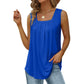 🔥Last Day Special Price £10.99!!🔥2025 Women's Square Neck Sleeveless Vest T-Shirt