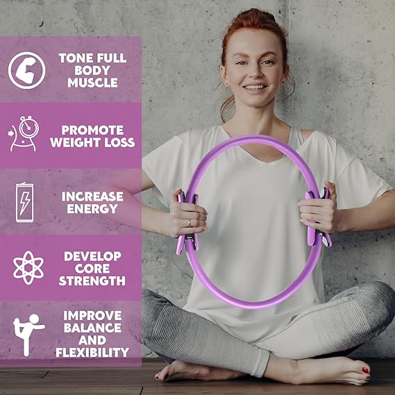 ⏰Biggest Sale 49% Off💜Pilates Ring Fitness Trainer💥CODE: SALE20💥-11