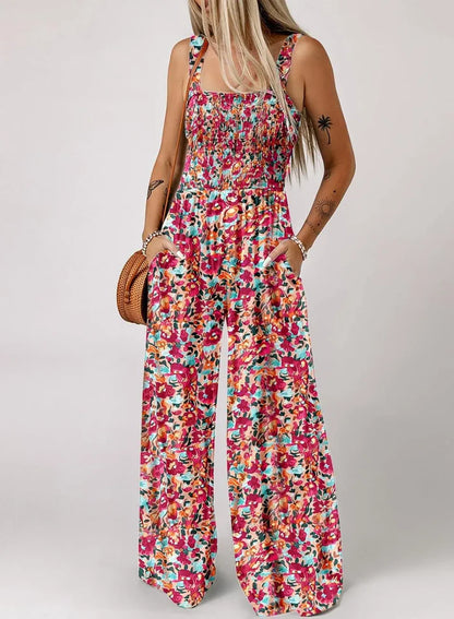 ⏳ Limited time 50% off! 💥Women’s Casual Print Sleeveless Overalls Jumpsuits（The more you buy, the higher the discount）