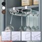 🔥Hot Sale 49% OFF🔥Under Cabinet Single Row Wine Glass Holder-2