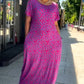 👗👗【M-3XL】2024 Fashionable plus-size Print Dress-2