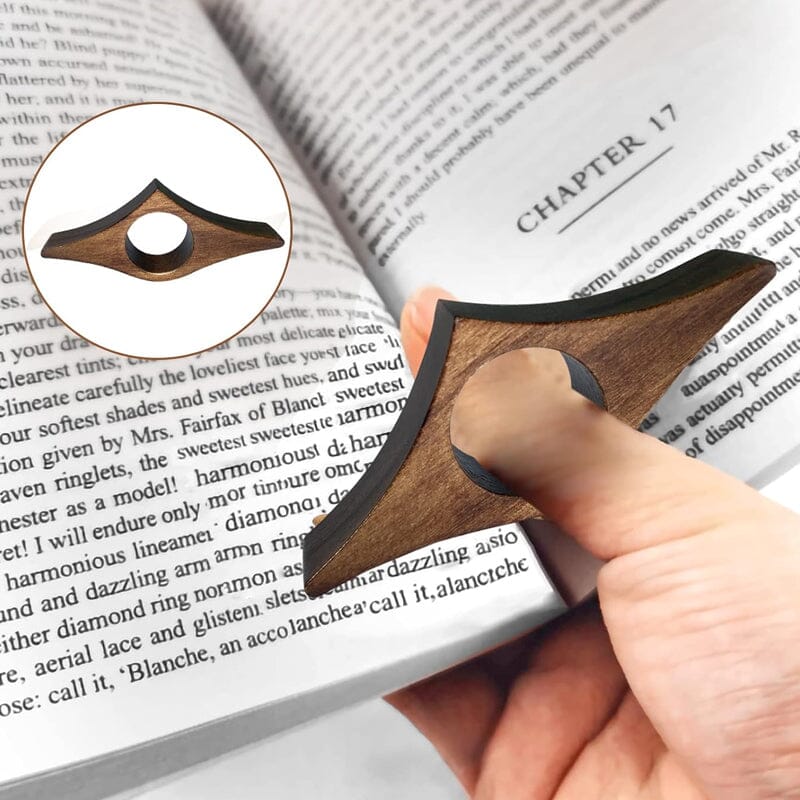 BUY 1 GET 1 FREE(🎉 2 PCS)🎉Solid Wood Press Book Reader Tool🔥Only ￡4.99/each-3