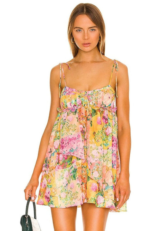 👗HOT SALE 49% OFF🔥2024 Flora Mini Dress🍃