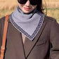 🍂Nice Gift for Her!Only need ￡6.99 this week!!!🎁Delicate Triangle Neck Scarf-26