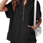 💥Last Day Special Sale 50% OFF💝✨2025 New Women's Oversized Half Zip Hoodies