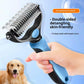 🐾 Last Day-BUY 1 GET 1 FREE🏆✂️Dog Grooming Comb UK – Stainless Steel Double-Sided Brush, Universal Detangling & Shedding Tool for Daily Pet Coat Care