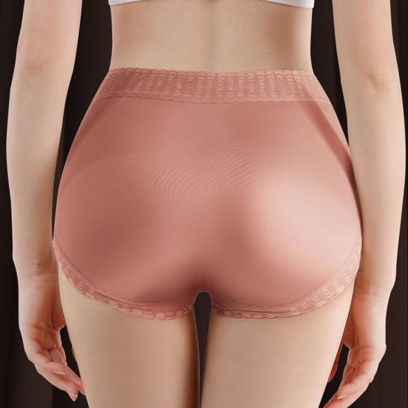 🌷Pay 1 Get 3pcs🌷Sexy Tummy Control Hip Lifting Seamless Ice Silk Panties-3