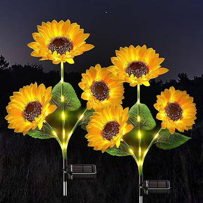 🎁LAST DAY SALE 49% OFF🔥Sunflower Solar Garden Stake Led Lights🌻