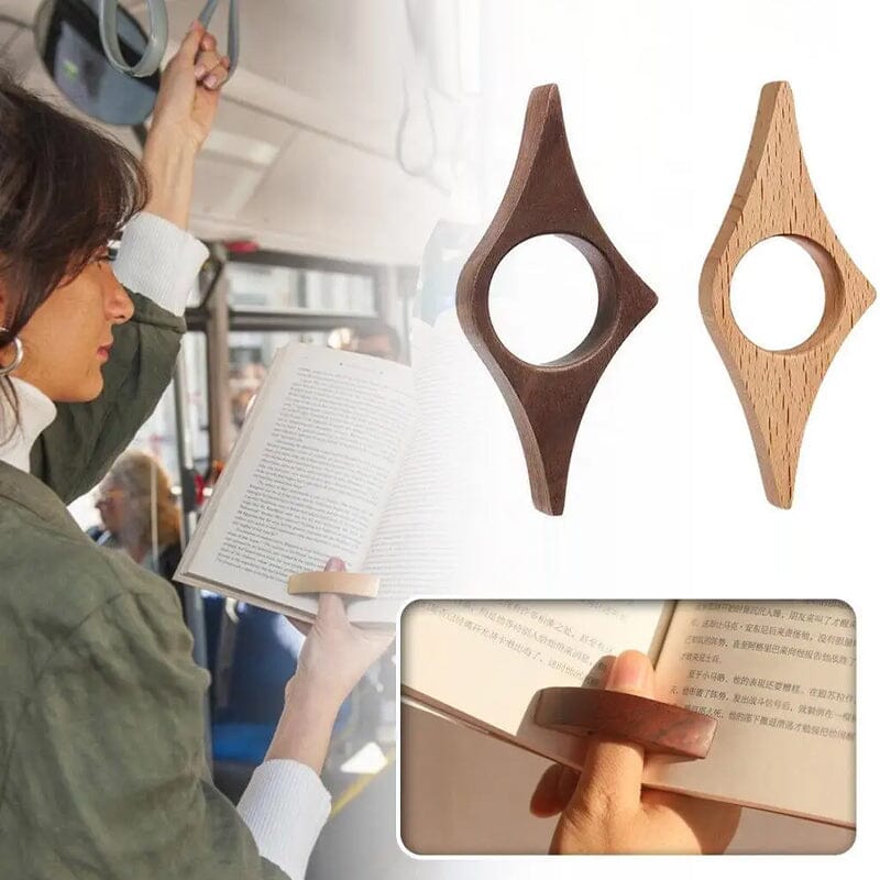 BUY 1 GET 1 FREE(🎉 2 PCS)🎉Solid Wood Press Book Reader Tool🔥Only ￡4.99/each-5